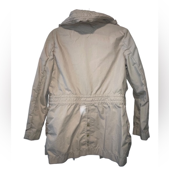 Women’s Tommy Hilfiger Field Jacket Drawstring Waist Long Coat Size Small - Picture 4 of 10
